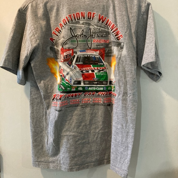 John Force 14x funny car championship T shirt on the anvil tag (dated 2008)sim - Picture 9 of 16